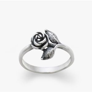 James Avery Small Rose Ring Sterling Silver